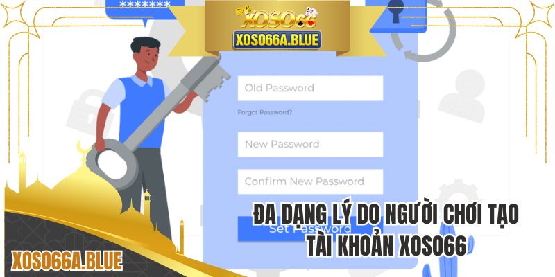 Đa dạng lý do người chơi nên tạo tài khoản XOSO66
