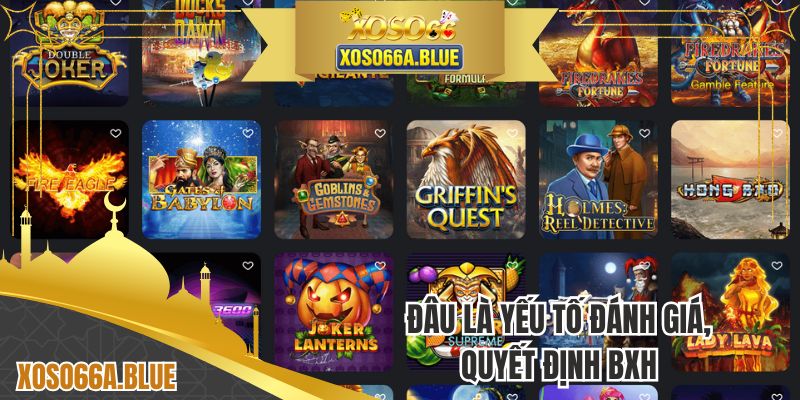 Đâu là yếu tố đánh giá, quyết định BXH